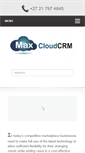 Mobile Screenshot of maxcloudcrm.com